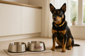 Personalised stainless dog bowl