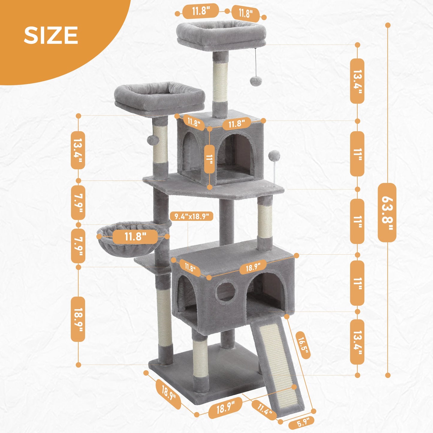 Cat Tree Tower Climb Scratching Post