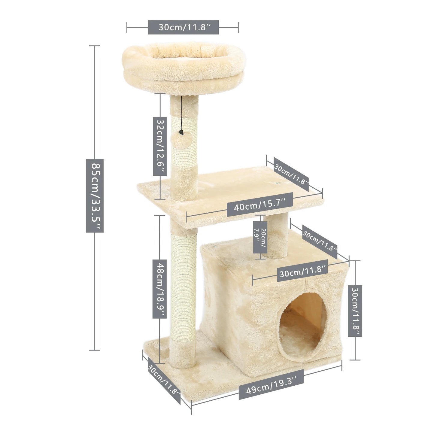 Cat Tree Tower Climb Scratching Post