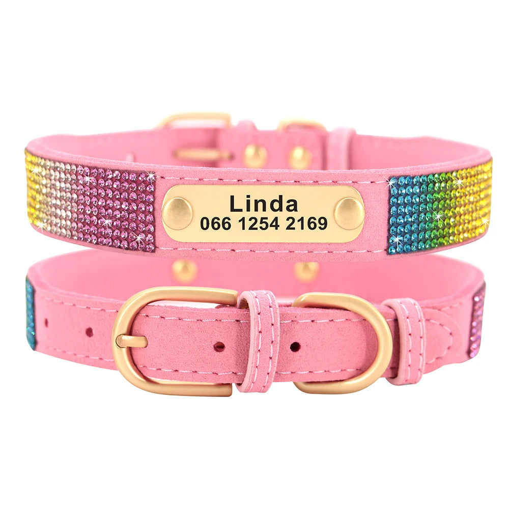 Customized Collar Bling Rhinestone for Cat Puppy Necklace