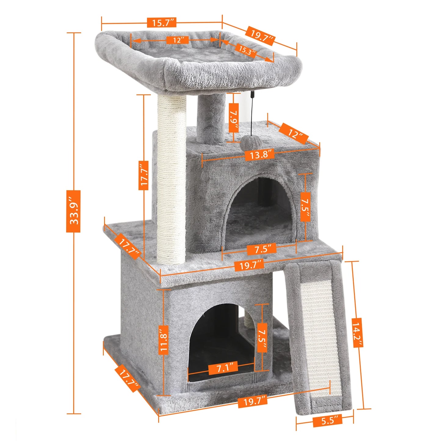 Cat Tree Tower Climb Scratching Post
