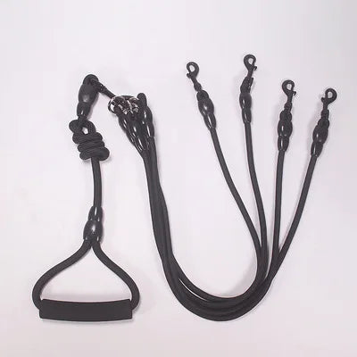 Dog Leash Double Dual Nylon Rope for up to 4 dogs
