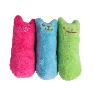 Teeth Grinding Catnip Toys Plush Cat Toy