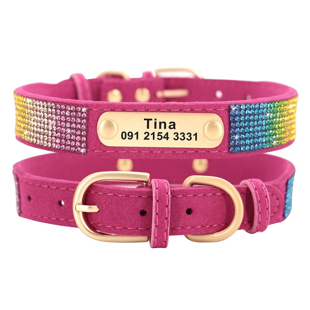 Customized Collar Bling Rhinestone for Cat Puppy Necklace
