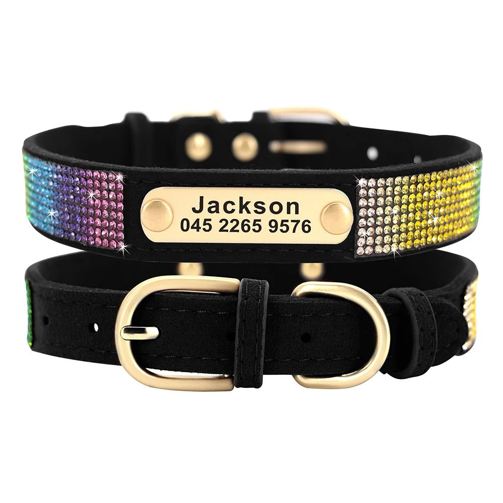 Customized Collar Bling Rhinestone for Cat Puppy Necklace