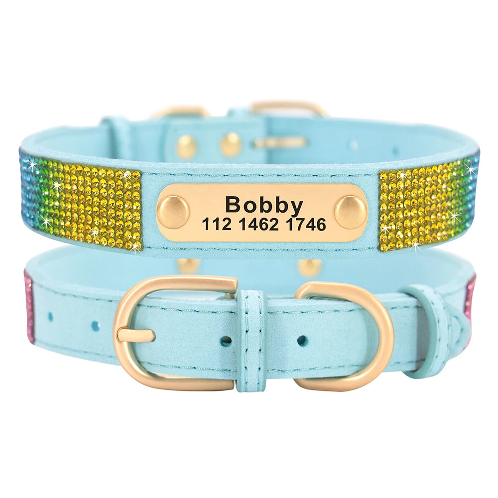 Customized Collar Bling Rhinestone for Cat Puppy Necklace