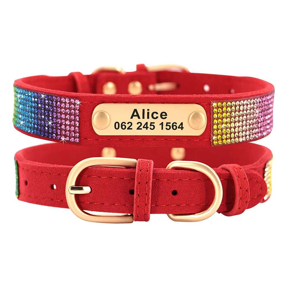 Customized Collar Bling Rhinestone for Cat Puppy Necklace