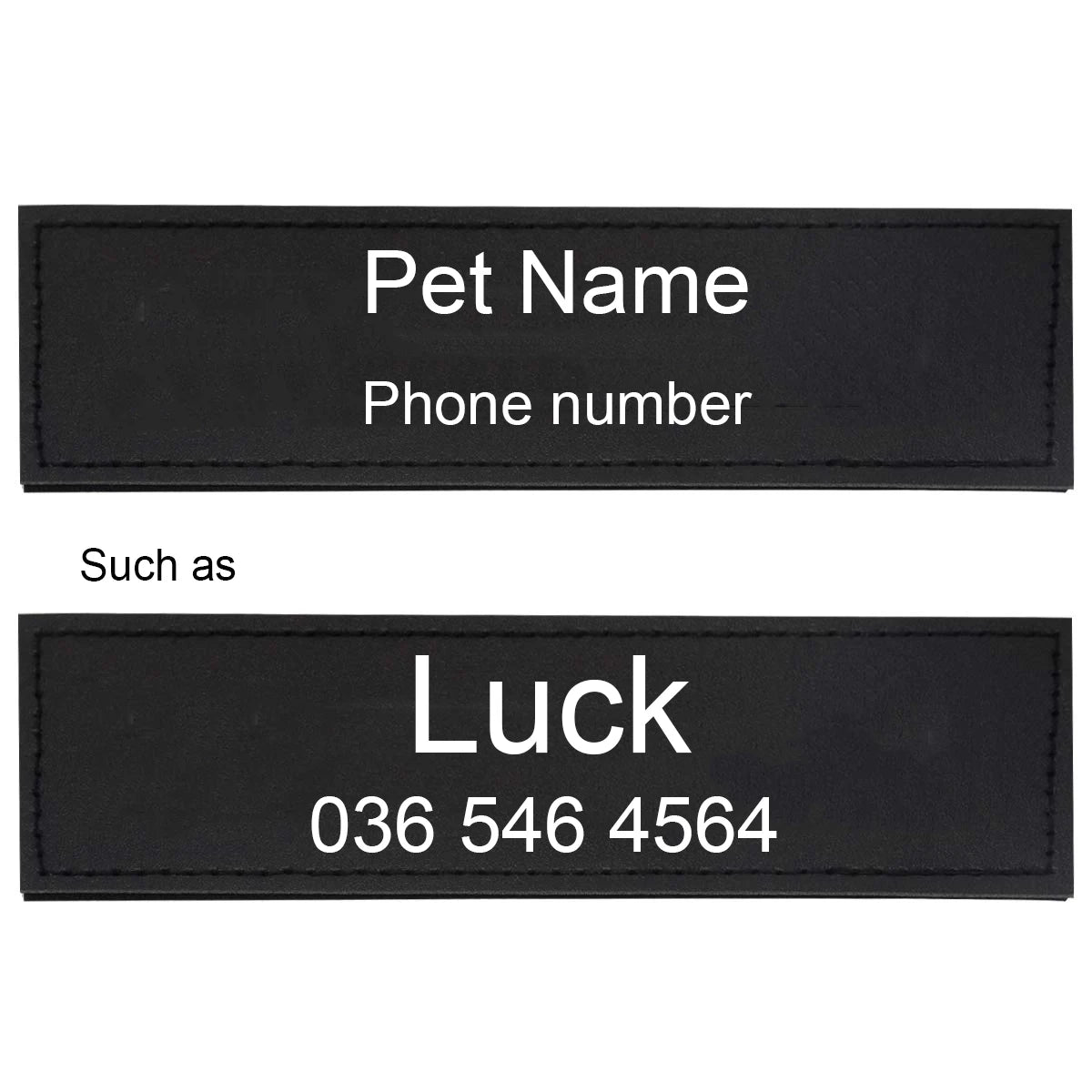 Custom velcro patch for dog harness
