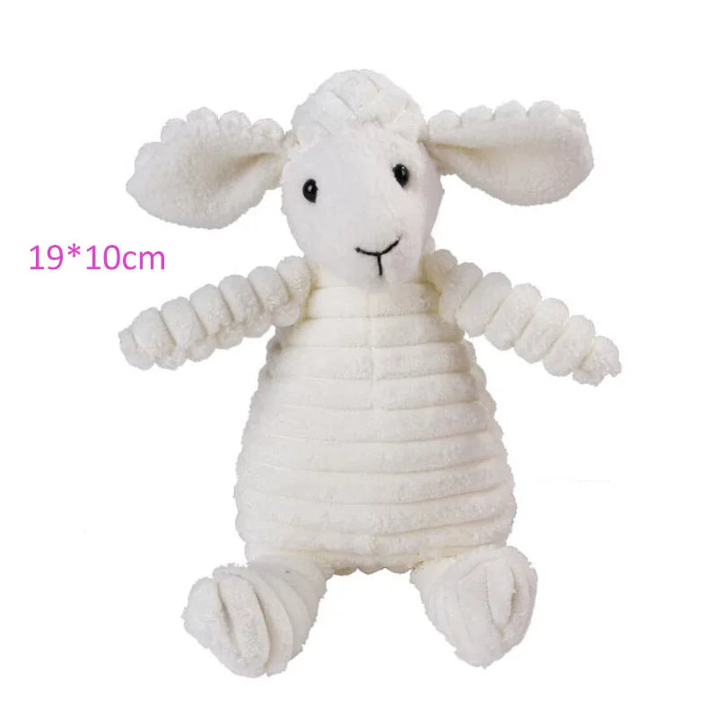 Sheep plush dog toys