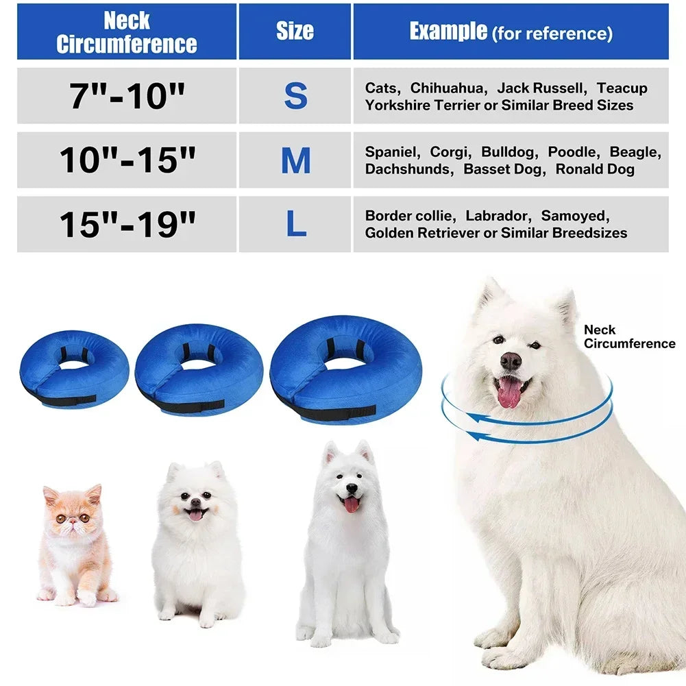 Protective Inflatable Collar for Dogs and Cats