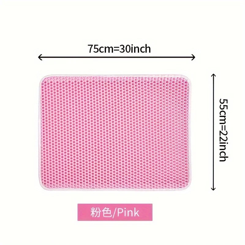 Large Size Cat Litter Mat Advanced Honeycomb Double Layer Design