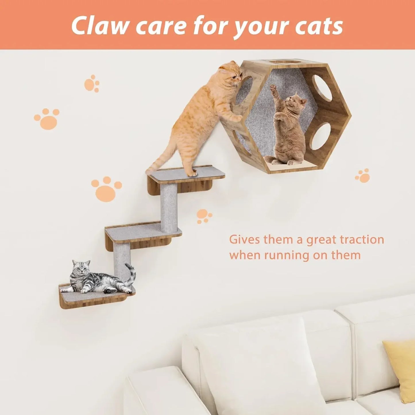 Cat Anti-scratching Protector Self-Adhesive Mat