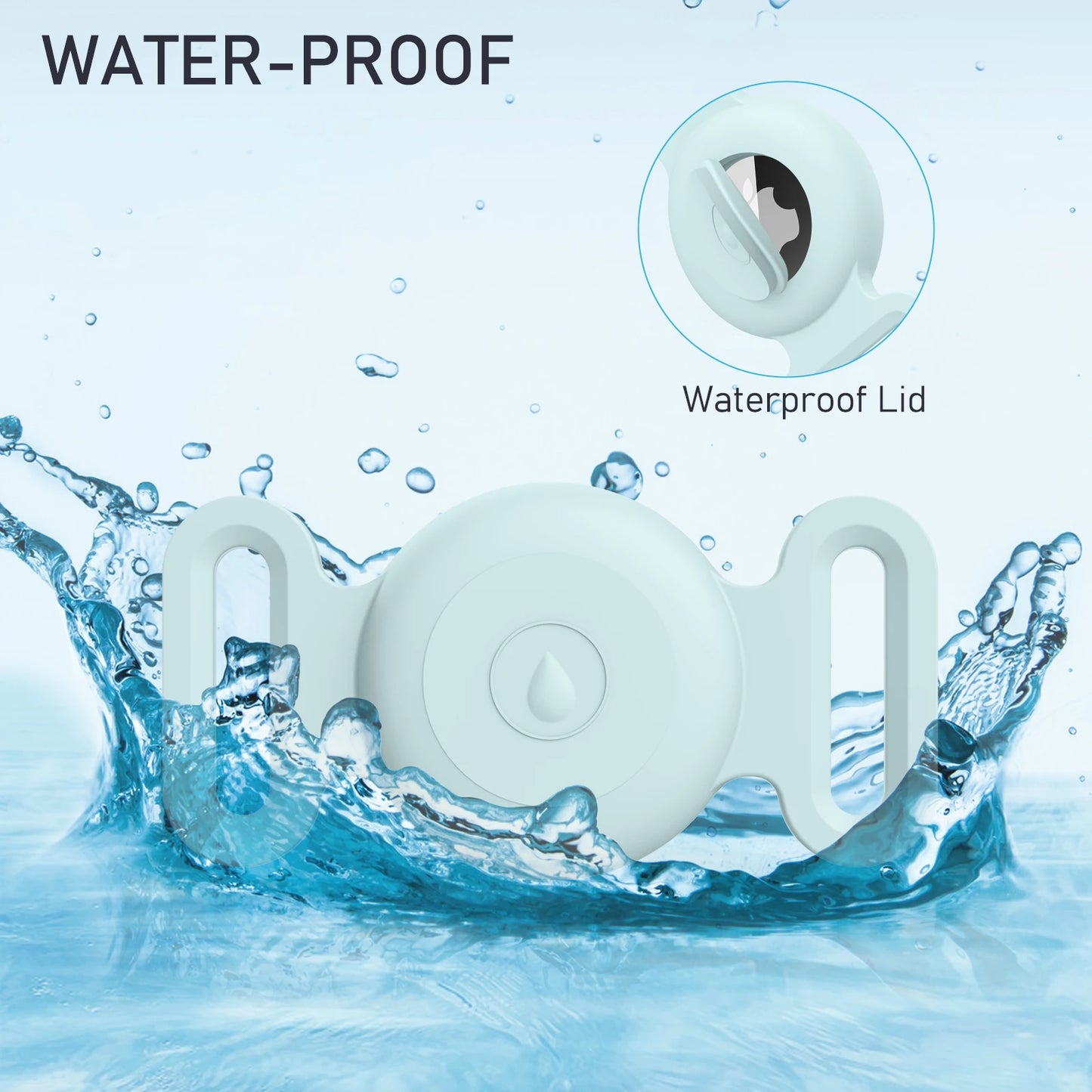 Apple Airtag Case for Dog Cat Waterproof Silicone Cover