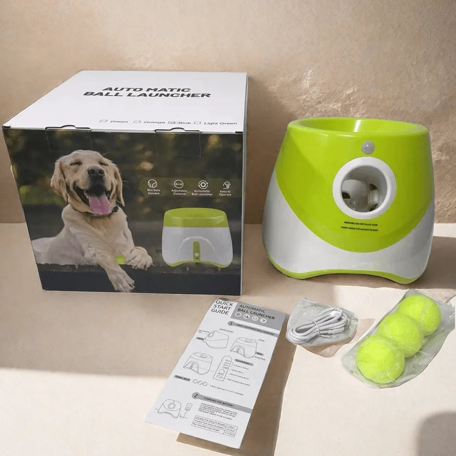 Automatic Dog Tennis Ball Thrower USB Rechargeable