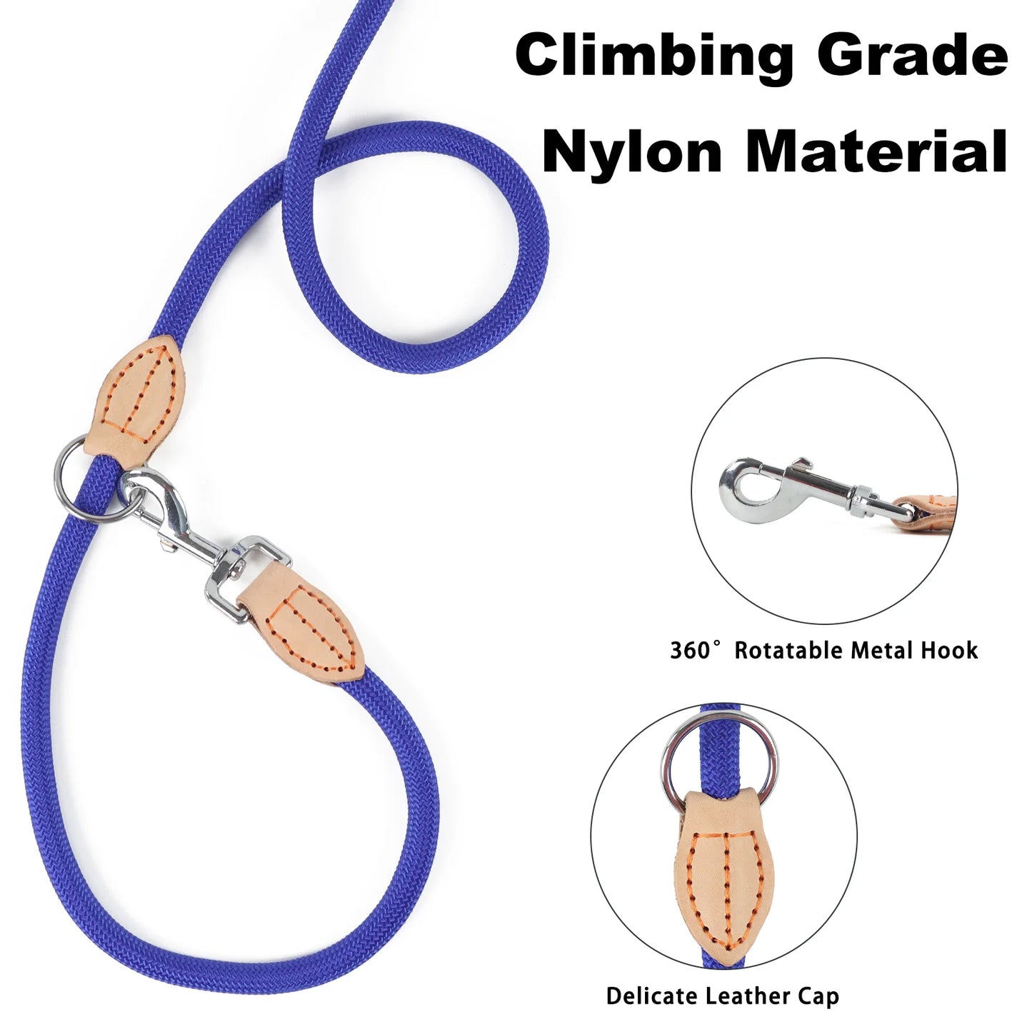 Multipurpose Double Sided Leash For 2 Small Medium Dogs