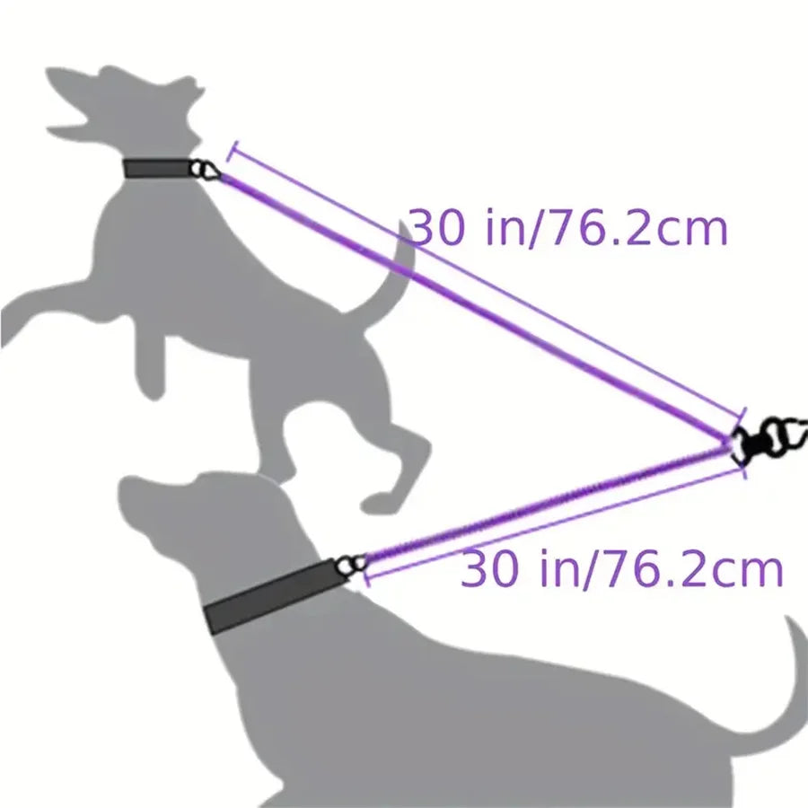 Dual Dog Leash - 360 Swivel Walking Leash for Small Dogs