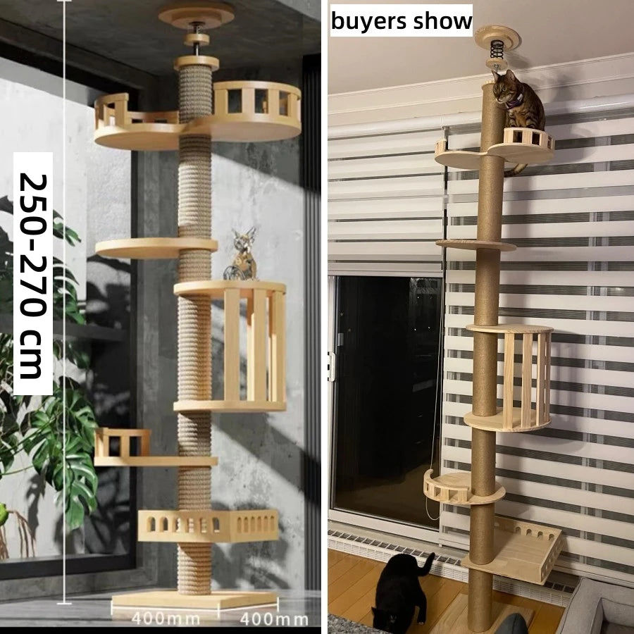 Cat Tree Tower Scratcher and Hammock