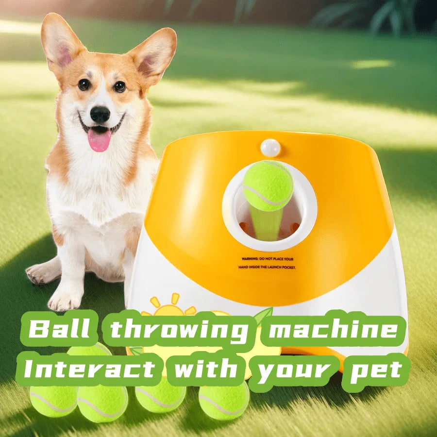 Automatic Dog Tennis Ball Thrower USB Rechargeable