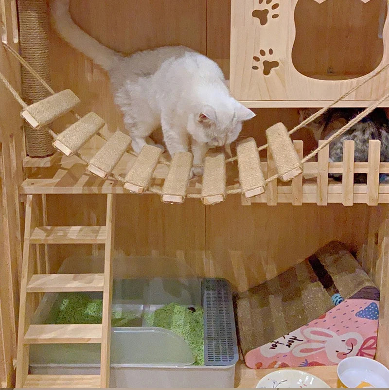 Cat Scratcher Rope Ladder Climber