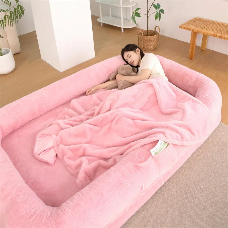Oversized Dog and Human Bed Detachable Kennel