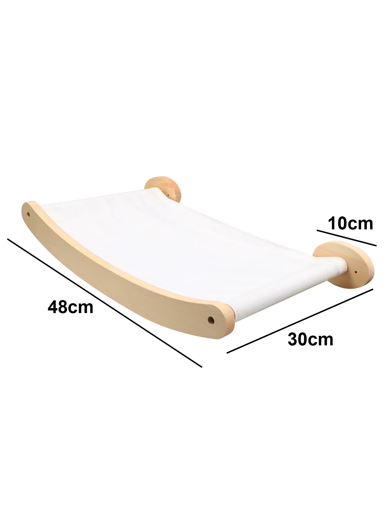 Wall Mounted Cat Hammock Bed and Scratching Post