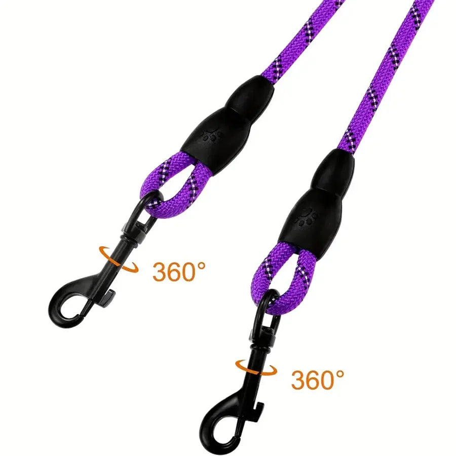 Dual Dog Leash - 360 Swivel Walking Leash for Small Dogs