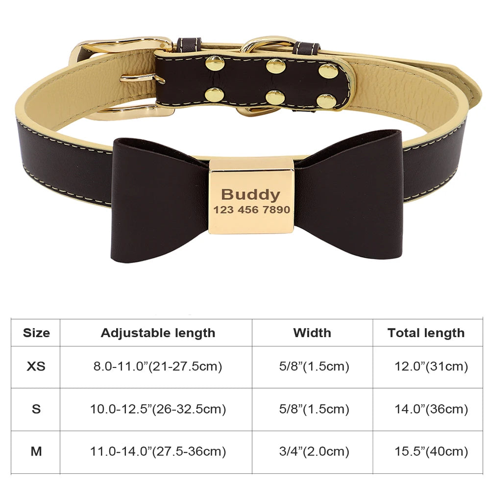 Personalized Dog Cat Collar Adjustable Crystal Rhinestone