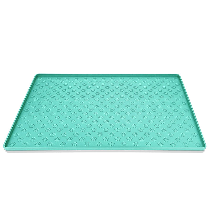 Pet Placemat Silicone Food Bowl Floor Mat for Dog and Cat