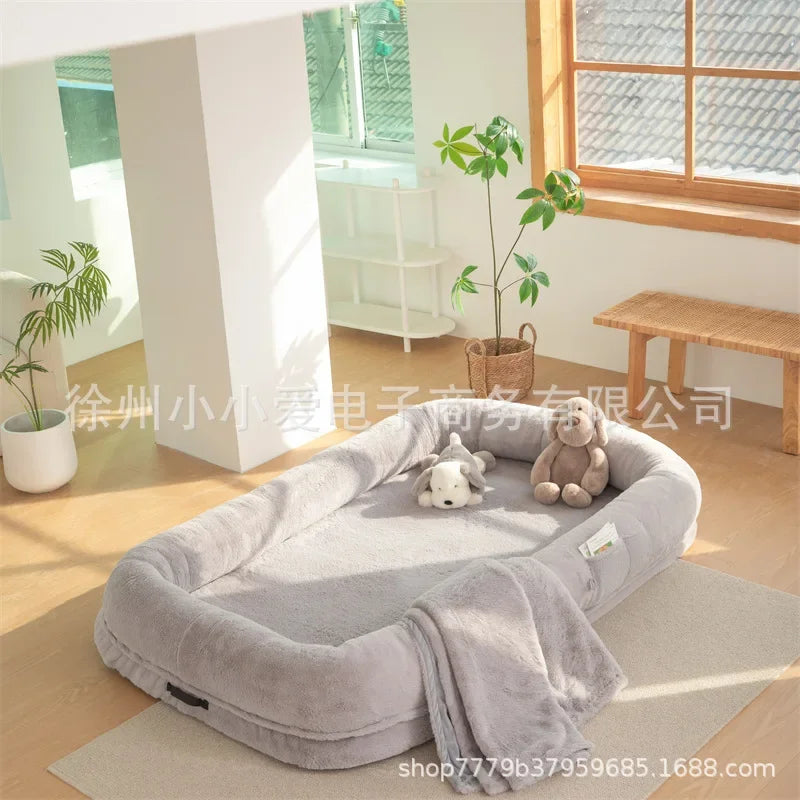 Oversized Dog and Human Bed Detachable Kennel
