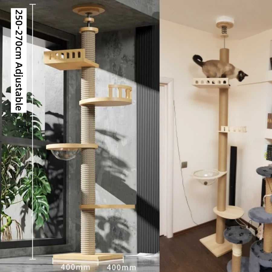 Cat Tree Tower Scratcher and Hammock