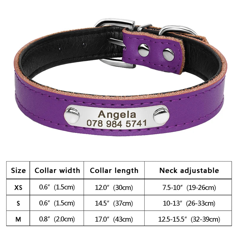 Personalized Dog Cat Collar Adjustable Crystal Rhinestone