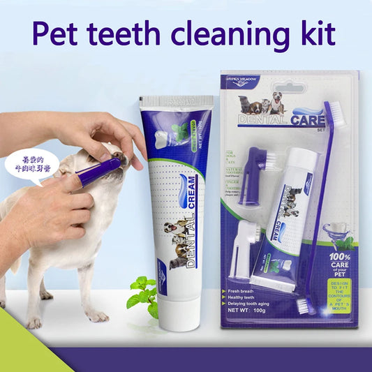 Dog Tartar Control Kit 4-Piece Dental Care