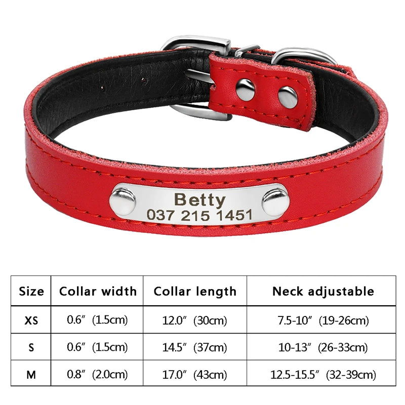 Personalized Dog Cat Collar Adjustable Crystal Rhinestone