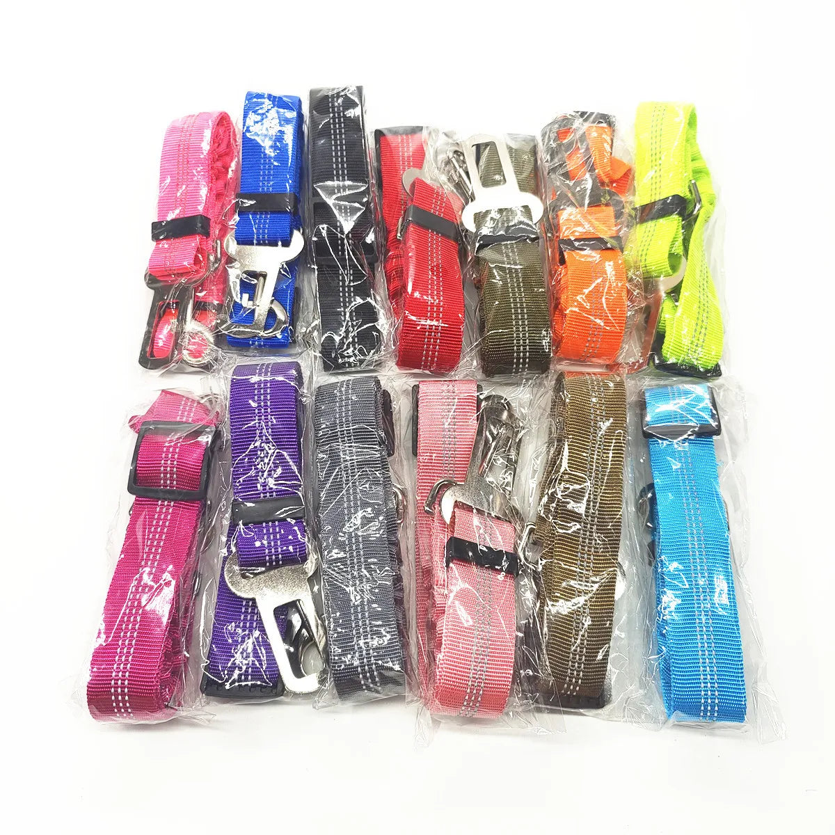 Nylon Adjustable Dog Car Seat Belt Harness for Dogs
