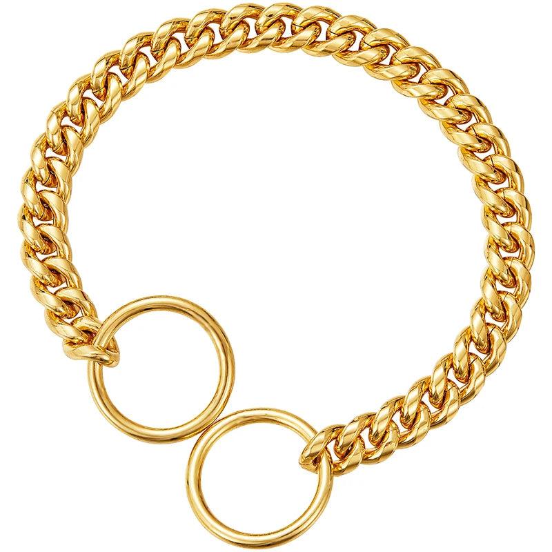 Stainless Steel Dog Chain Collar