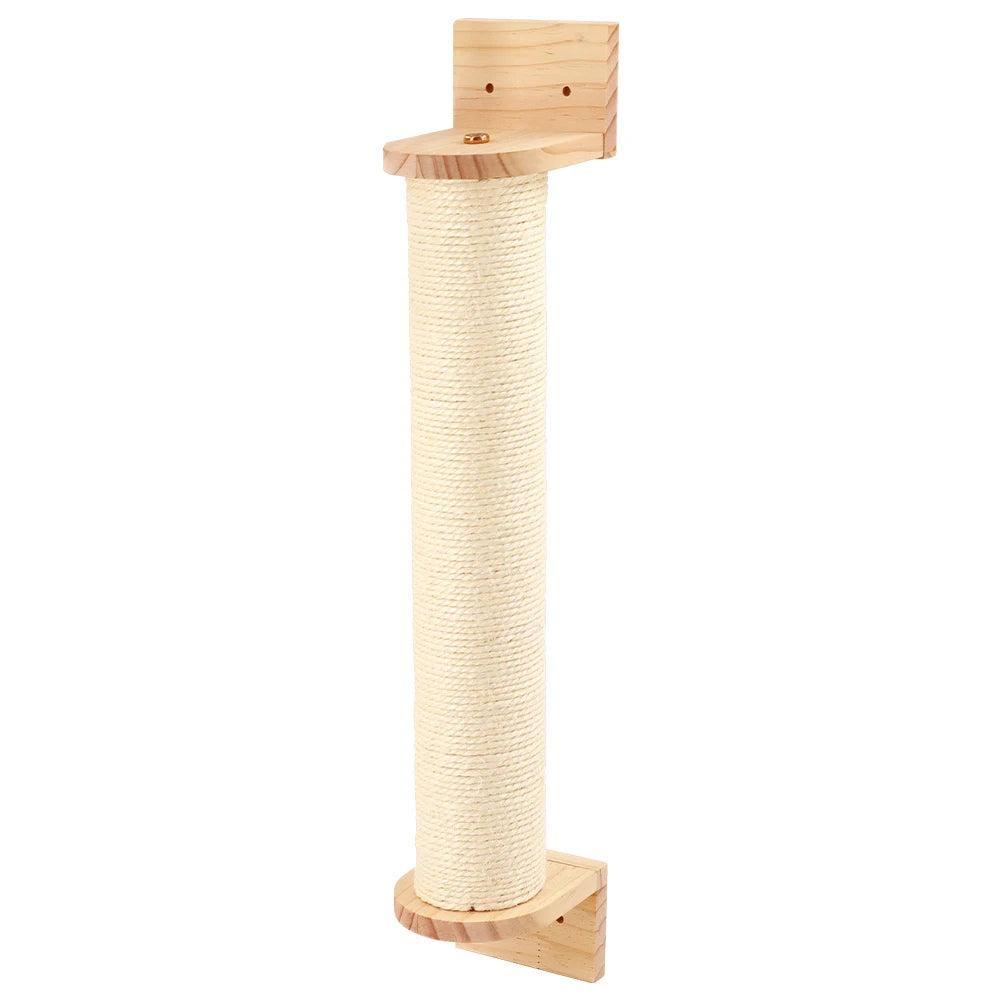 Wall Mounted Cat Hammock Bed and Scratching Post