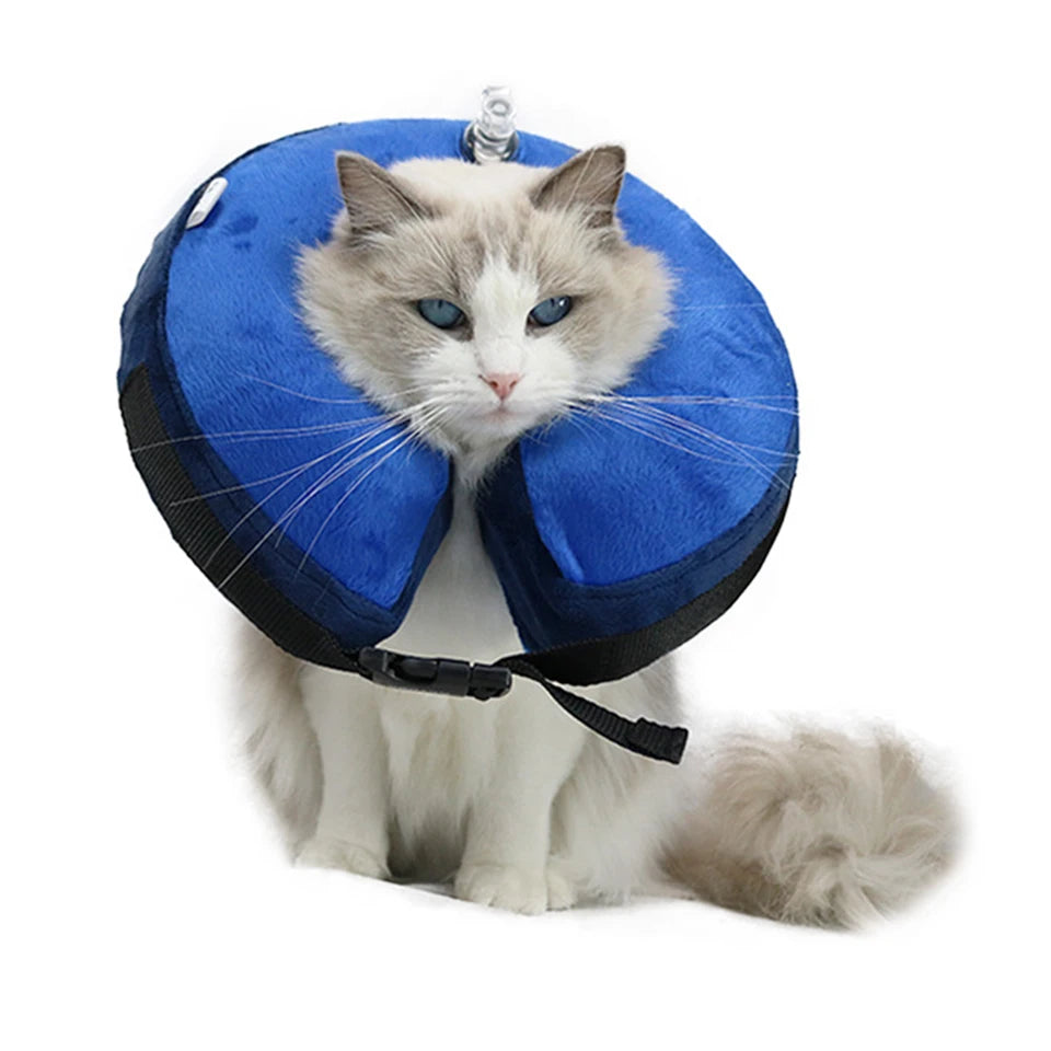 Inflatable Neck Protective Dog Cat Collar