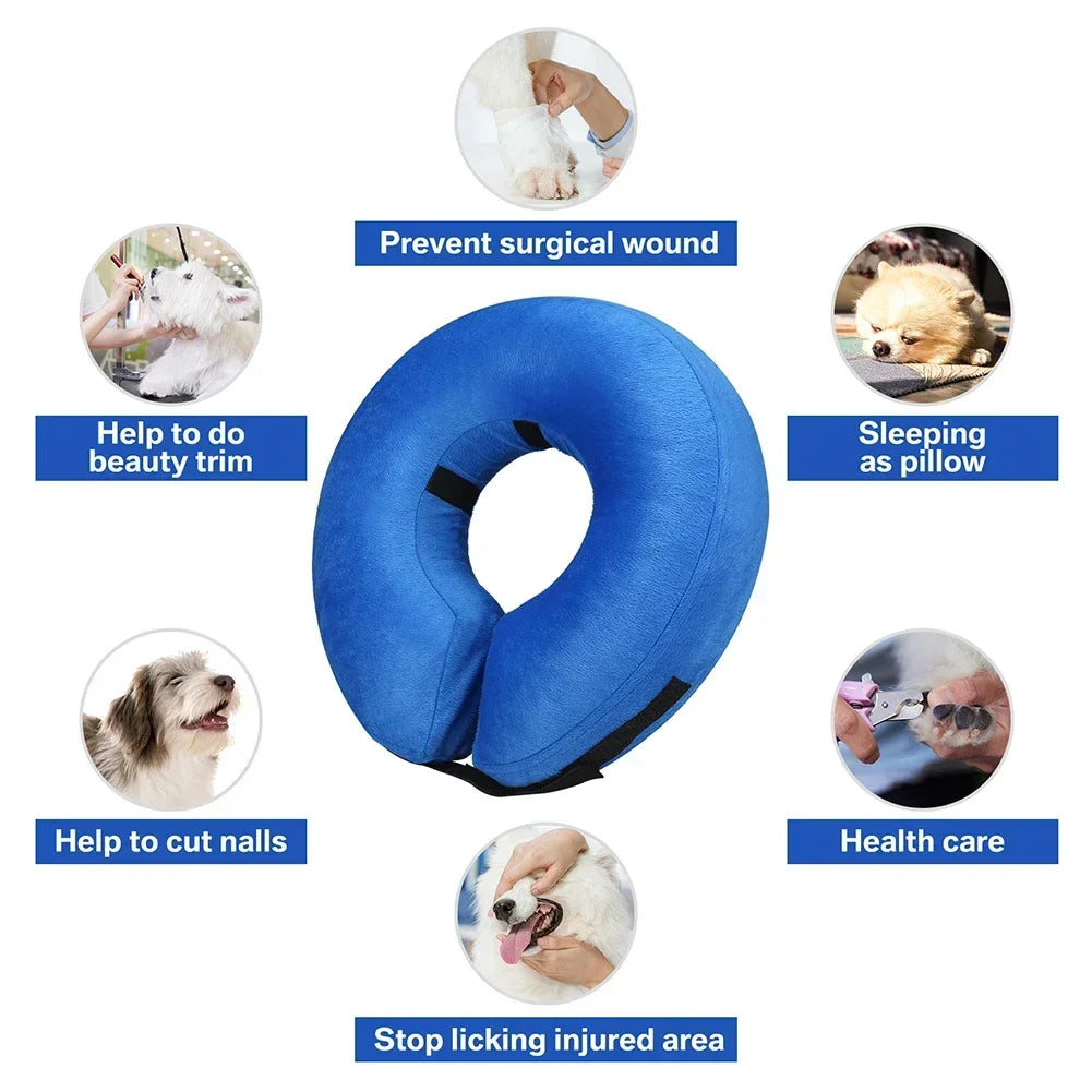 Protective Inflatable Collar for Dogs and Cats