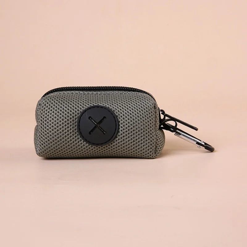 Pet Poop Bag Holder: Waste Bag Dispenser with Leash Hook