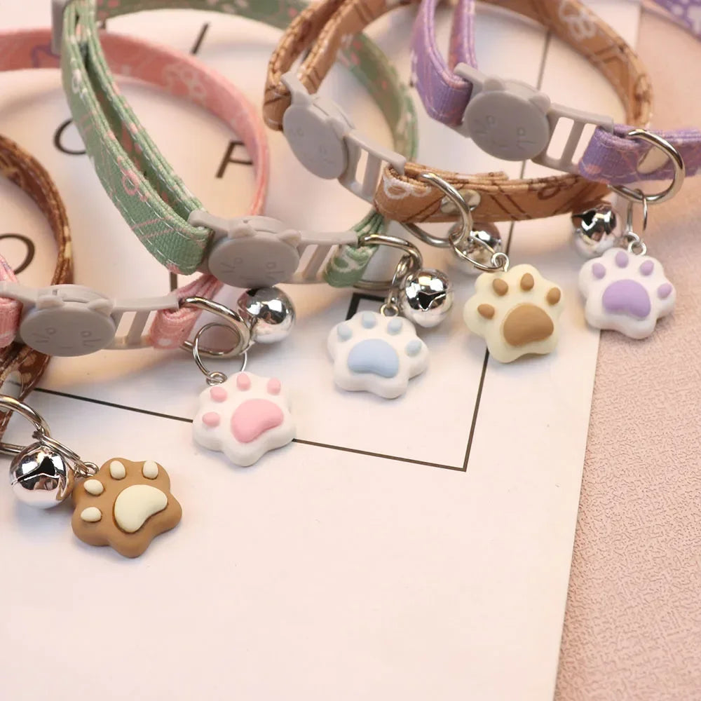 Cute Neck Pet Breakaway Collar with Bell for Puppy and Kitten