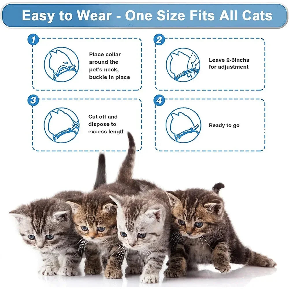 Calming Adjustable Collar for Cats and Dogs Natural Pheromone