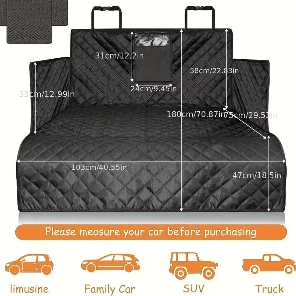Dog carrier car seat cover with different size