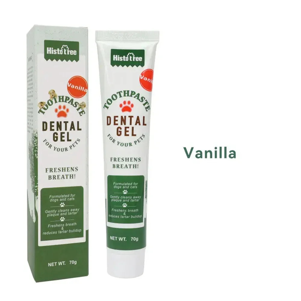 Pet Tootpaste Vanilla Beef Flavored for Dog and Cat