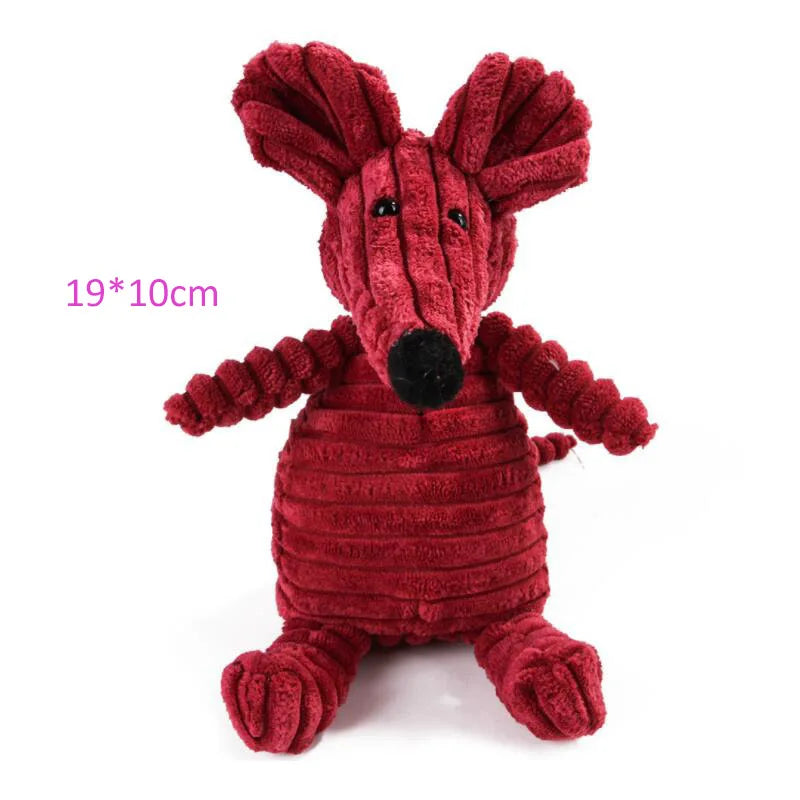 Mouse plush dog toys