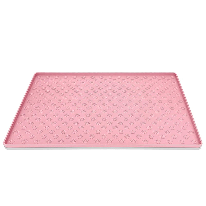 Pet Placemat Silicone Food Bowl Floor Mat for Dog and Cat