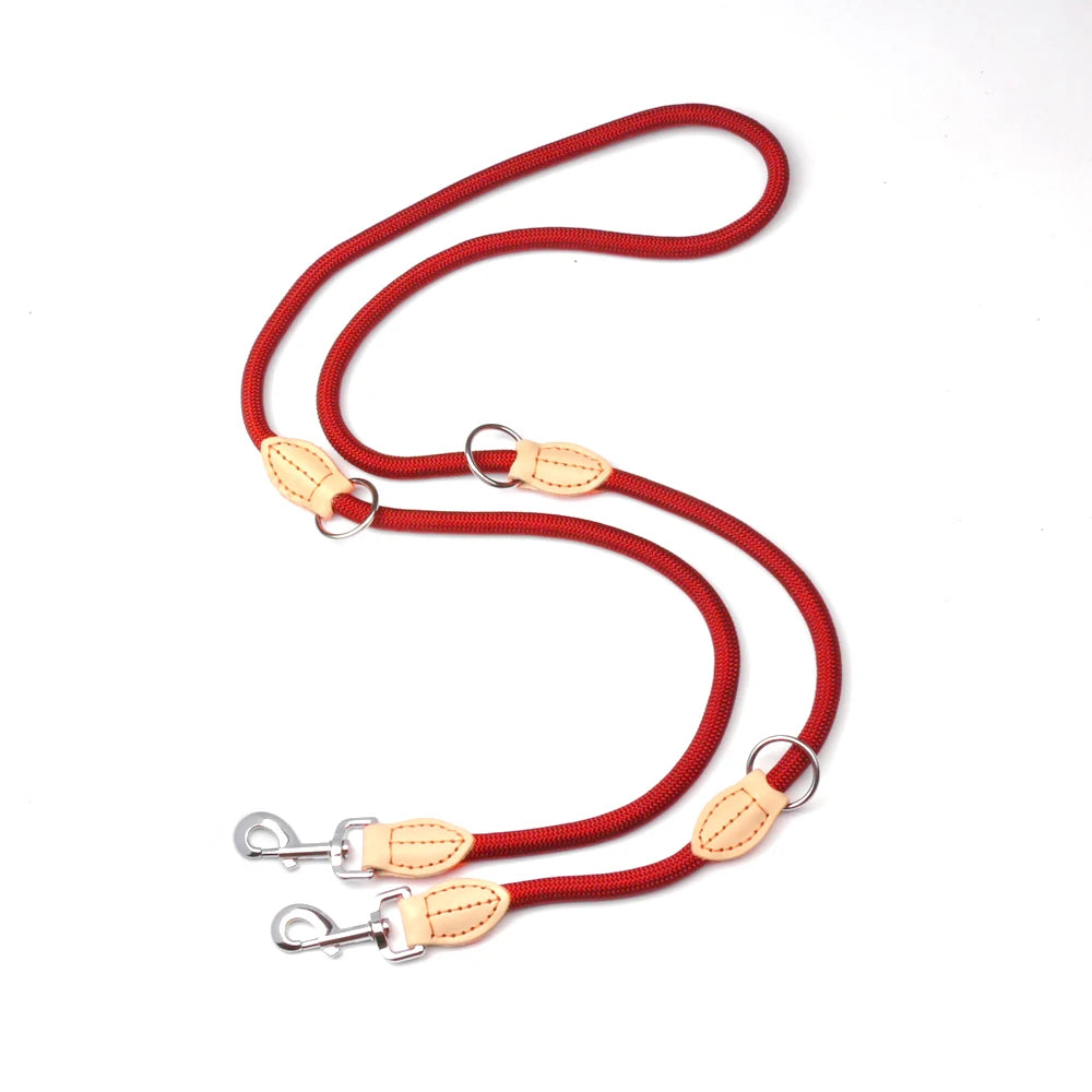 Multipurpose Double Sided Leash For 2 Small Medium Dogs