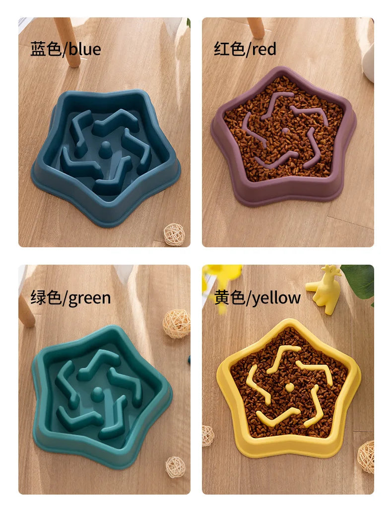 Different colours slow feeder bowl for dogs