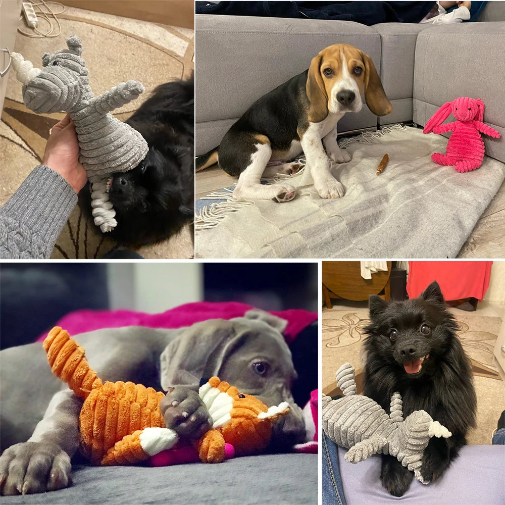 Bite resistant squeaky toy