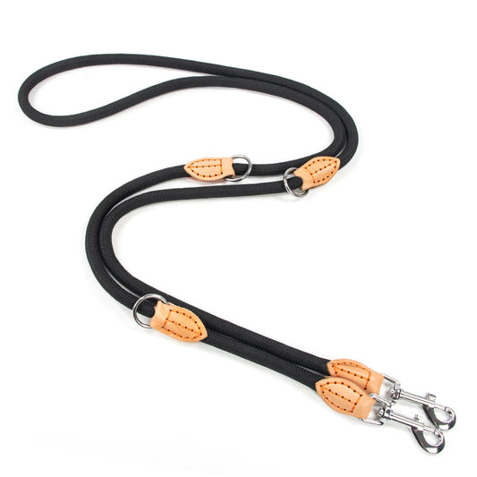 Multipurpose Double Sided Leash For 2 Small Medium Dogs