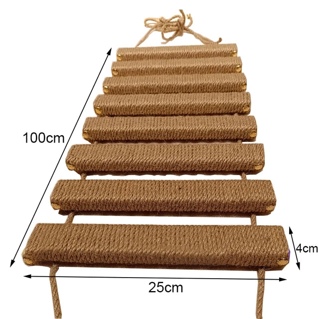 Cat Scratcher Rope Ladder Climber